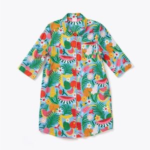 NWT Bando colorful 3/4 sleeve nightgown